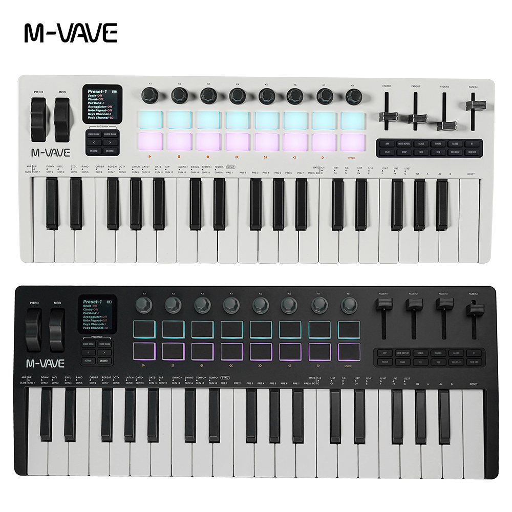 M-VAVE MIDI Keyboard Controlle - Midi Controller Pad 评论和价格