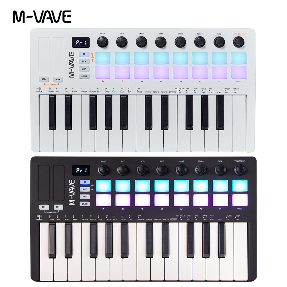 M-VAVE MIDI Keyboard Controlle - Midi Controller Pad 评论和价格