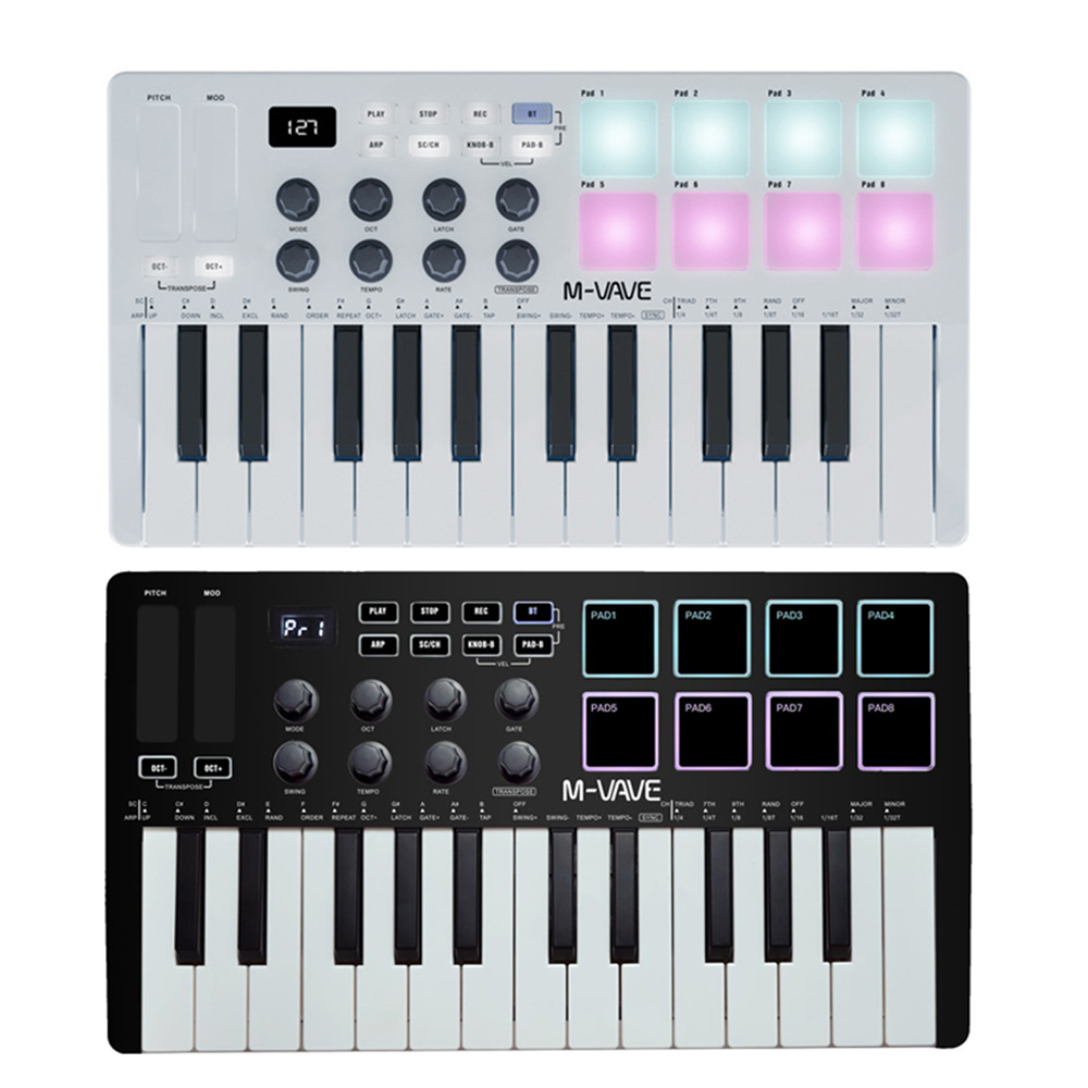 M-VAVE MIDI Keyboard Controlle - Midi Controller Pad 评论和价格