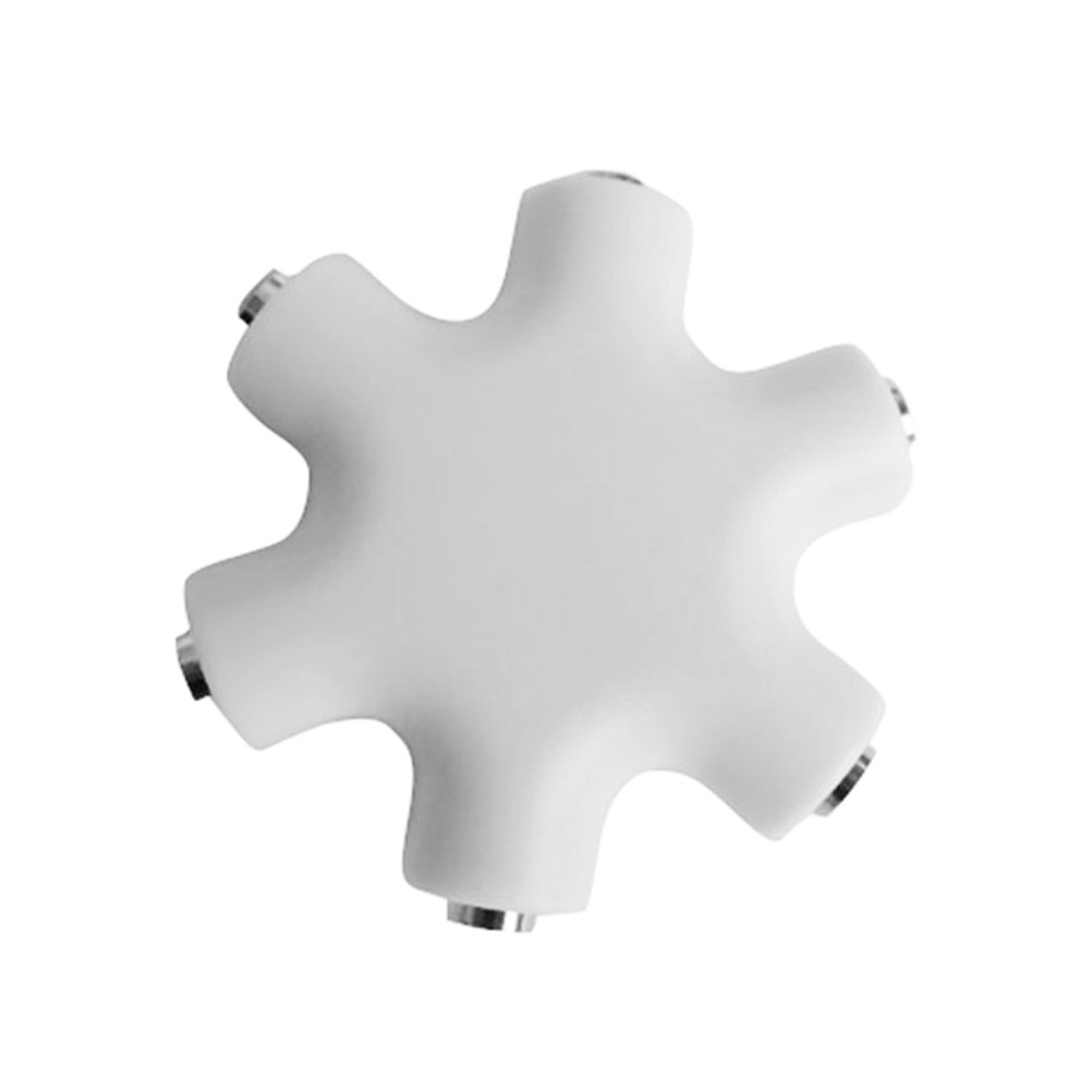 6 Port 3.5mm Snow Shape Earpho - Audio Music Dj 评论和价格