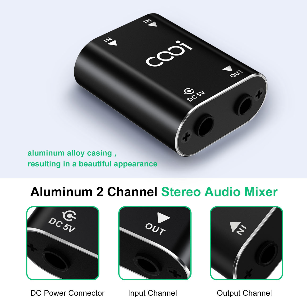 Cooidea 2 Channel Mini Stereo  - Audio Music Dj 评论和价格